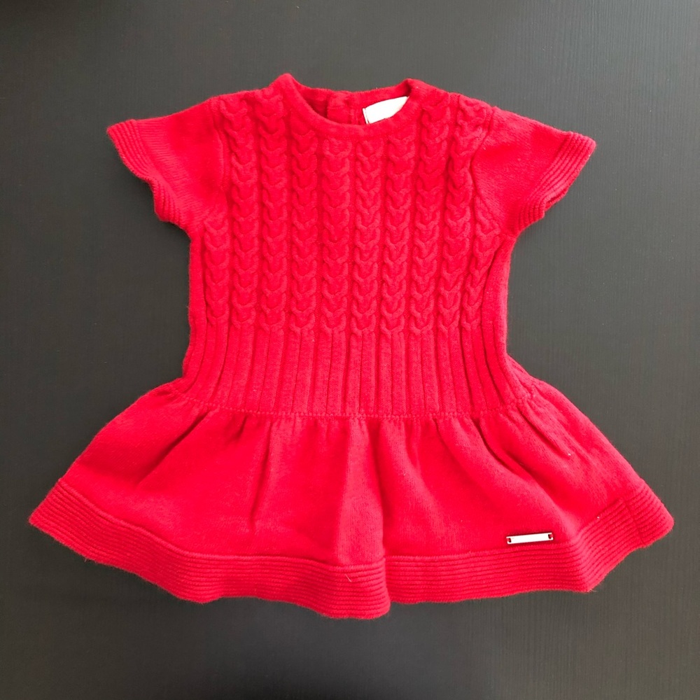 Mayoral Chic SS Red Dress Size 3M